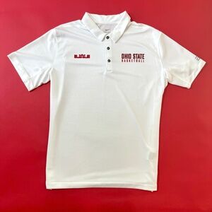 Ohio State Basketball  Nike Polo – White – Team Issue